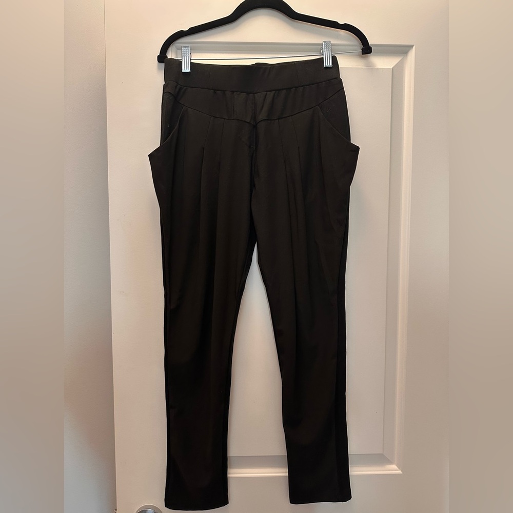 Pink Violet Black Women's Pants